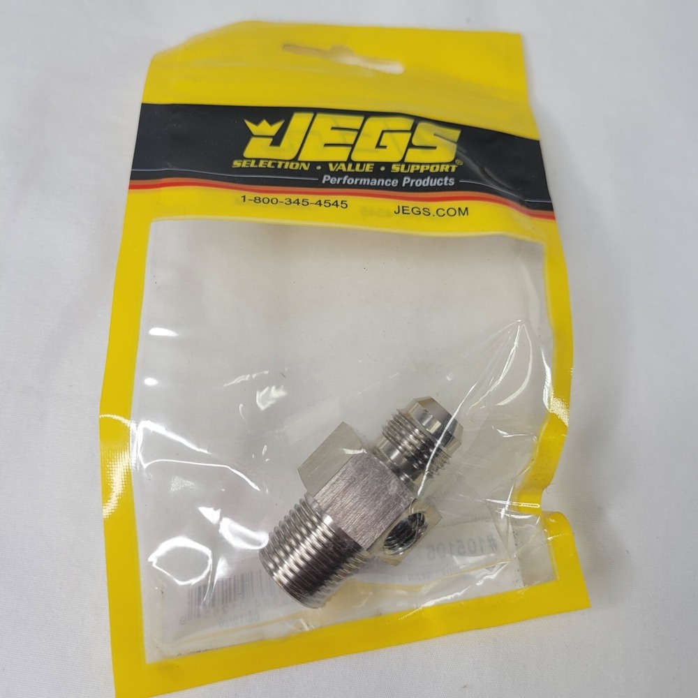 JEGS 105106 Nickel Straight Flare Fitting - Picture 4 of 4